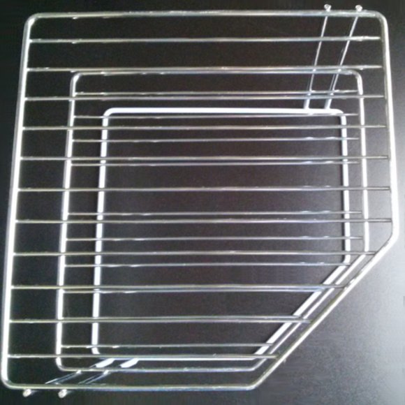 3-Tier 9" Corner Triangular Metal Shelf - Multi-purpose for any room - Picture 1 of 5